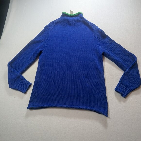 NWT J.Crew Limited-edition heritage cotton tipped Rollneck Men's sweater Size S - Picture 2 of 11
